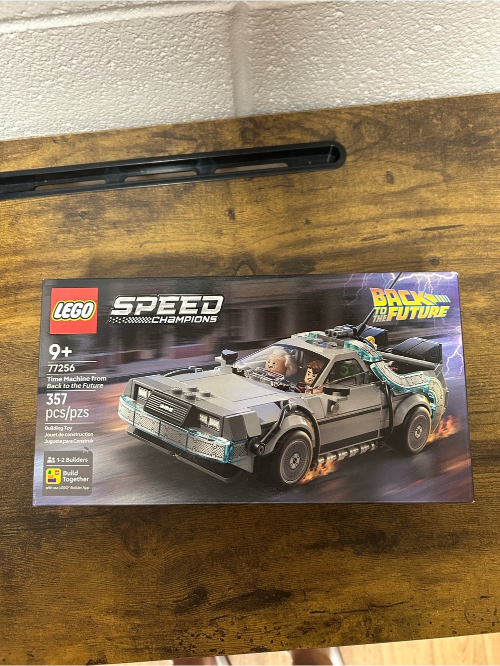 LEGO Speed Champions Back to the Future DeLorean - Silver, Black, Blue Accents